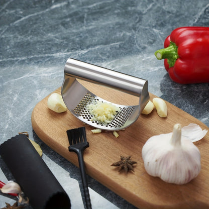 Stainless Steel Garlic Press